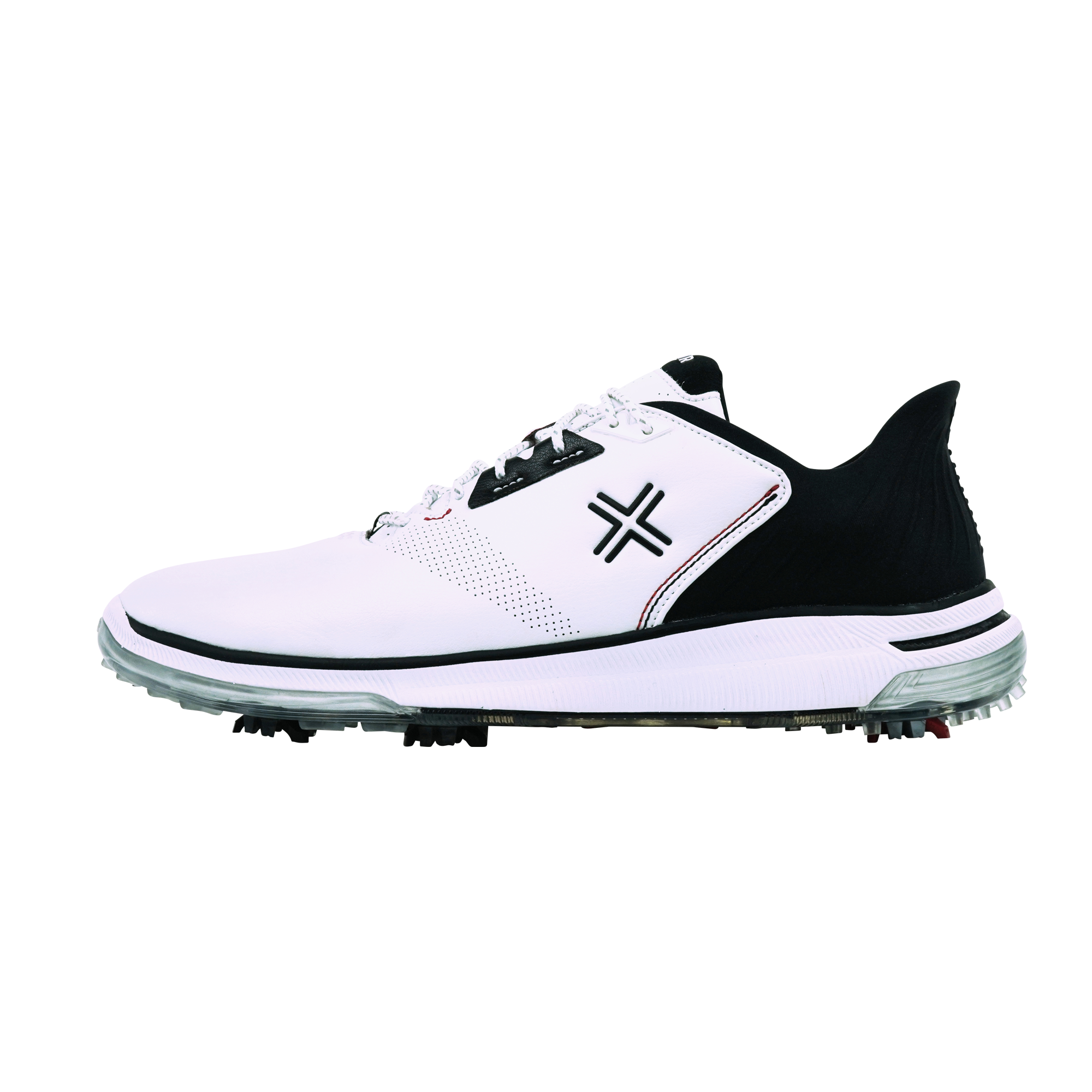 PAYNTR X 004 RS Spiked Golf Shoes - White & Black